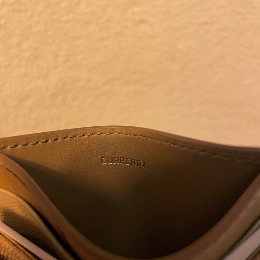 Burberry Brown Check Card Holder - Picture 4 of 4